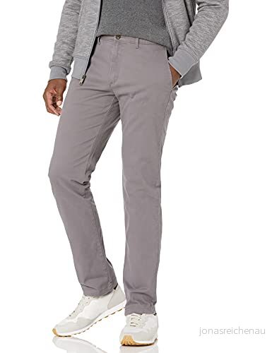 Amazon Essentials mäns Slim Fit Casual Stretch Chino Byxa, Mörkgrå, 35 B x 30 L 191770603505