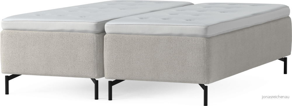 Delux Dream Ramsäng, dubbelsäng med bäddmadrass och sängben XwH44