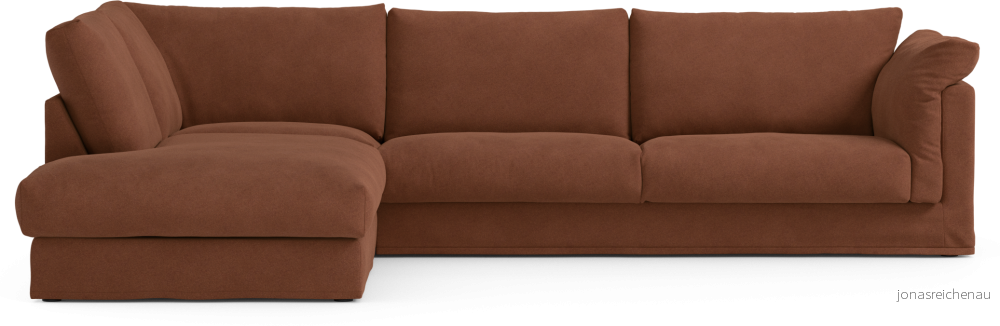 Cherrie 3-sits soffa med divan vänster, med kappa W1EVT