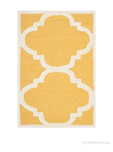 Safavieh Alfombra Clark strukturerad områdesmatta, 60 x 91 cm Oro 683726297239