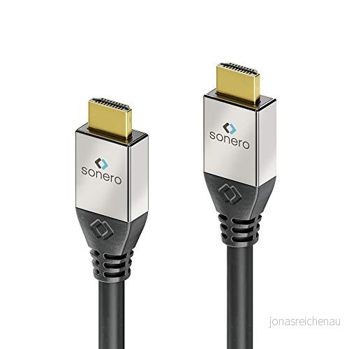 Sonero Premium aktiv High Speed HDMI kabel med Ethernet, 10,0 m, UltraHD/4K/60 Hz, 18 Gbps, svart 4251364721063