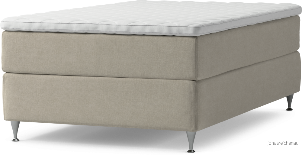 Delux Dream Kontinentalsäng, enkelsäng 120 cm med bäddmadrass och sängben xqKOK