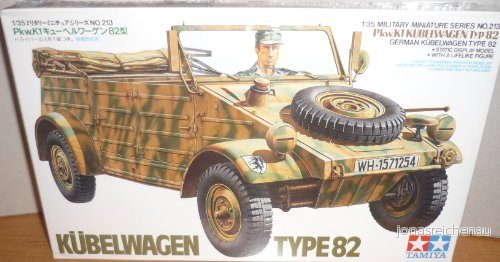 TAMIYA 300035213 35213 1:35 Dt. Bil. K1 vagn, typ 82 (1), modellbyggsats, plastbyggsats, byggsats för montering, detaljerad kopia, svart, grön, brun, medel 4950344352135