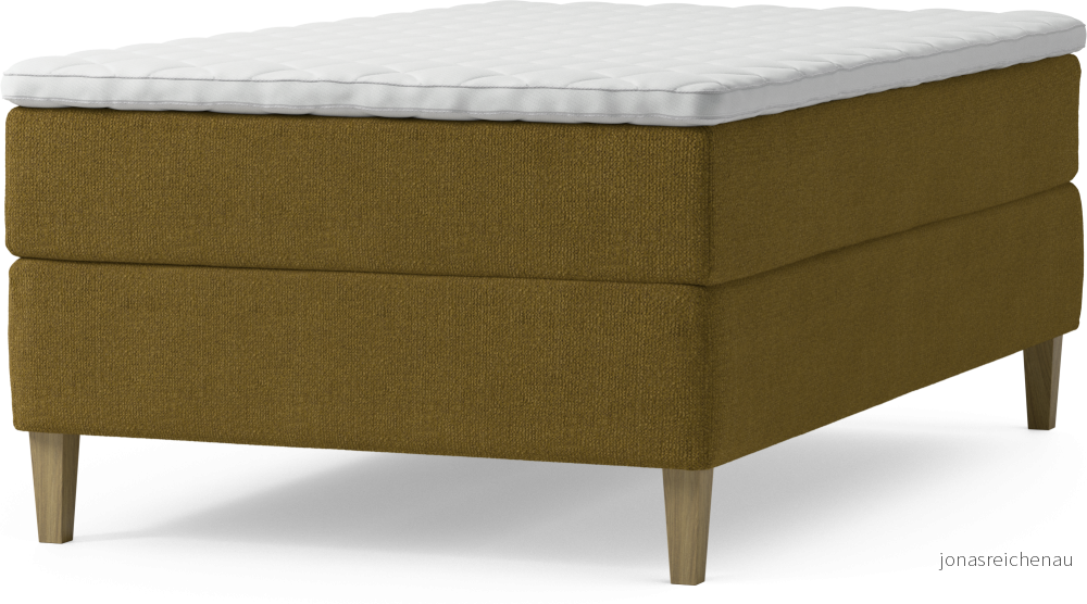 Delux Dream Kontinentalsäng, enkelsäng 120 cm med bäddmadrass och sängben veh37