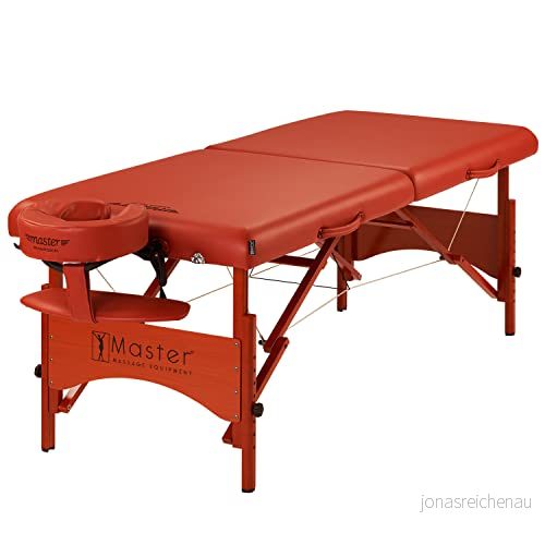 Master Massage Fairlane cm mobil massagesäng kosmetisk säng terapisäng hopfällbar trä ultralätt behandlingsbädd, kanel, 64 841930145047