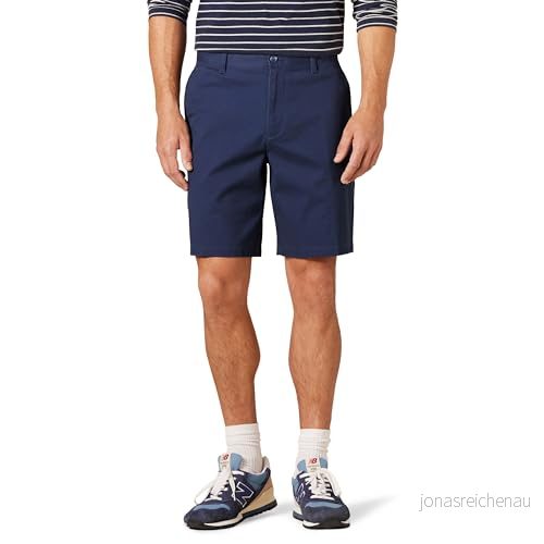 Amazon Essentials Herr Classic Fit 9" Comfort Stretch Chino Short, Marinblå, 36 197153017662