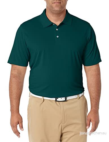 Amazon Essentials Men's Golftröja med normal passform snabbtorkande (finns i Big & Tall), Skogsgrön, S 195111852720