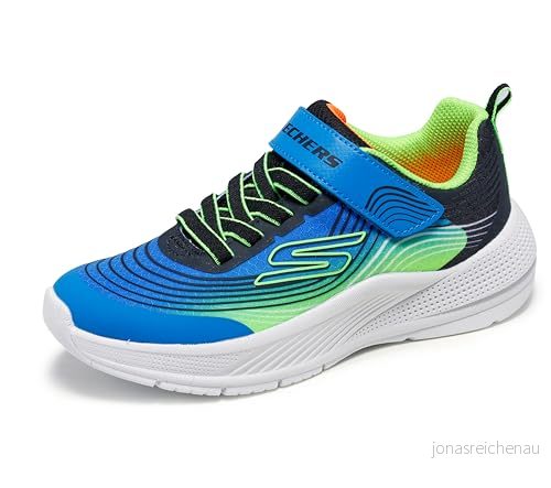 Skechers Microspec Advance, sneakers, svart/lime, 21 EU, Svart lime, EU 197976308701