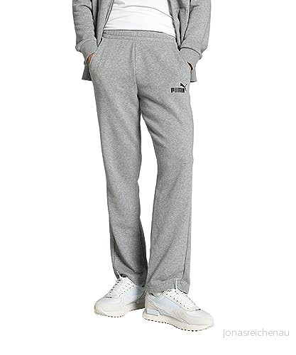PUMA herr Byxor Ess Logo Pants Tr Op Srl, Medium grå ljung, M L 4063697290501