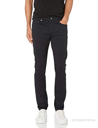 Amazon Essentials herr Skinny-Fit 5-ficka stretch twill byxa, svart, 38 W x 32 L 193548654818