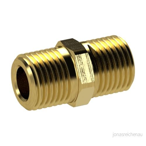 RIEGLER 135013-MS252R114114 dubbelvippel, R 1 1/4 a, SW 44, mässing, st 4047322492270