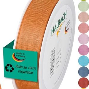 Halbach sidenband Presentband Bredd 25 mm längd m Band tillverkat i Tyskland många olika färger och bredder, perfekt för förpackning dekoration, färg: konjak 4015275891723 Halbach sidenband Presentband Bredd 25 mm längd m Band tillverkat i Tyskland många olika färger och bredder, perfekt för förpackning dekoration, färg: konjak 4015275891723