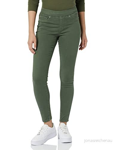 Amazon Essentials kvinnors stretch pull on jegging (finns i plusstorlek), Mörkgrön, 6 kort, 38 kort 196433123338