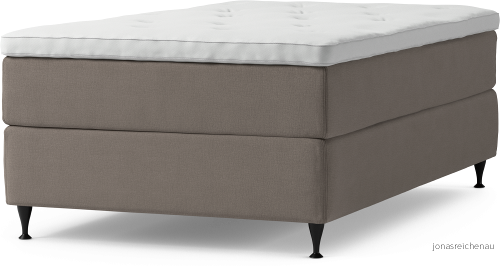 Delux Dream Kontinentalsäng, enkelsäng 120 cm med bäddmadrass och sängben j551a