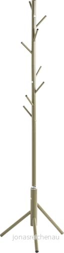 HAKU Möbel Klädhängare grön, Metall, metall Storlek: H 173 cm x Ø 48 cm, Stil: Traditionell 4001070529268