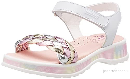 Pablosky Flickor 411700 sandal, Vit 28 EU 8425571924234