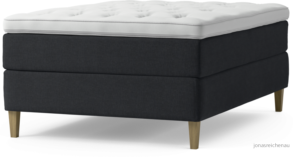 Delux Dream Kontinentalsäng, enkelsäng 140 cm med bäddmadrass och sängben 8rtpj