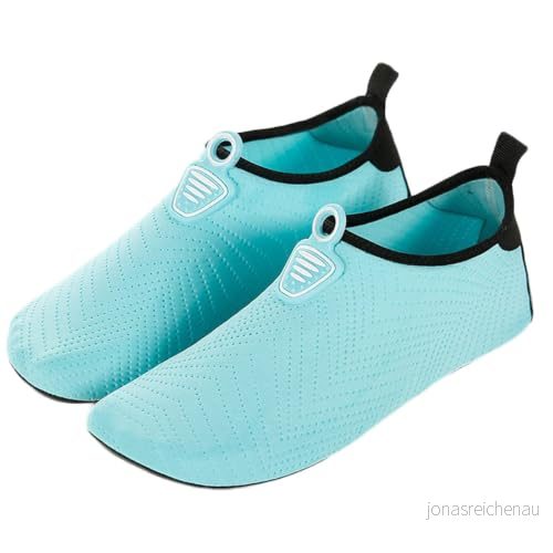 AUXDIQ Vattenskor utomhus snabbtorkande herr dam aqua strand snorkling surfing skor, Ljusblå, 39/40 EU 7779665675580