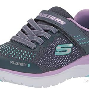 Skechers För flickor Ultra Groove Hydro Mist Sneaker, Grå textil multi trim, 27 EU 195204829592 Skechers För flickor Ultra Groove Hydro Mist Sneaker, Grå textil multi trim, 27 EU 195204829592