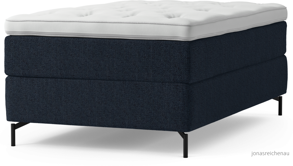 Delux Dream Kontinentalsäng, enkelsäng 120 cm med bäddmadrass och sängben OKYj5