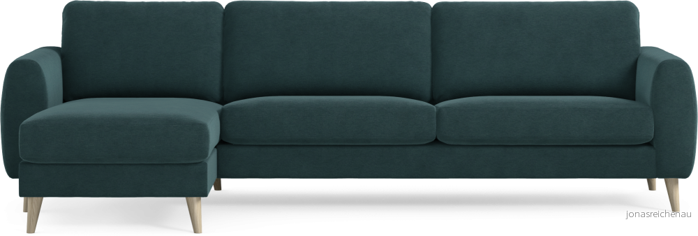 Bridge 3-sits soffa med schäslong vänster K34gt