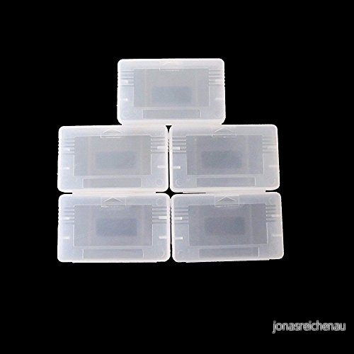 5 x plastpatroner kortlåda fodral dammskydd för Nintendo GBA Gameboy Advance SP GBM ersättning 6929101761204