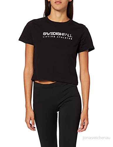 SWEDISH FALL LIFTING ATHLETES Kvinnor Elevate T shirt, Pure Black, S 4260514008497