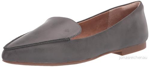 Amazon Essentials Loafer för kvinnor platt, Träkol, 9 US Wide 840809197477