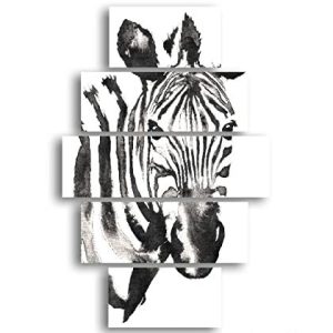 Homemania Zebra 5 djur per vardagsrum, rum flerfärgad, 95 x 0,3 60 cm HM205MDF257, MDF 8681847134695 Homemania Zebra 5 djur per vardagsrum, rum flerfärgad, 95 x 0,3 60 cm HM205MDF257, MDF 8681847134695
