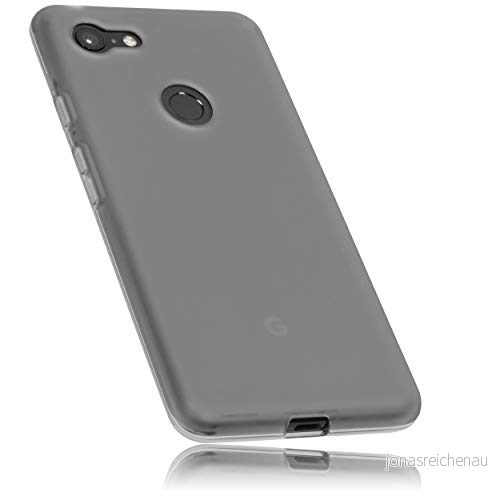 mumbi skal kompatibel med Google Pixel 3 XL mobiltelefon fodral mobiltelefonskal, transparent svart 4251077296483