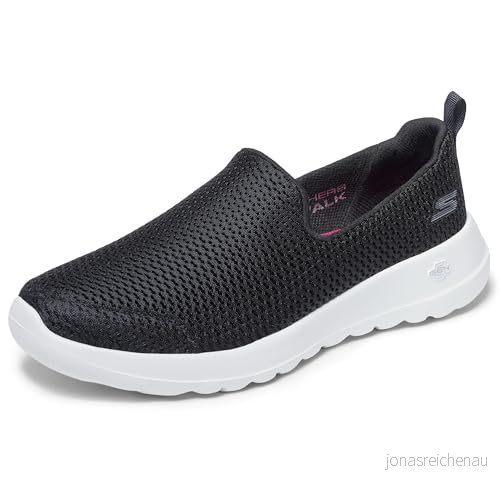 Skechers GOwalk Joy dam Slip On träningsskor Låga sneakers, Svart textil vit trim, 36 EU 191665178552