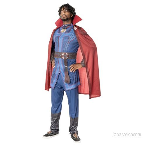 Rubies officiella Marvel Dr Strange in the Multiverse of Madness Deluxe herrkostym, vuxen maskeraddräkt standard 195884031896