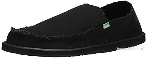 Sanuk Men's Vagabond Slip On, Blackout, 7 M US 737045026336