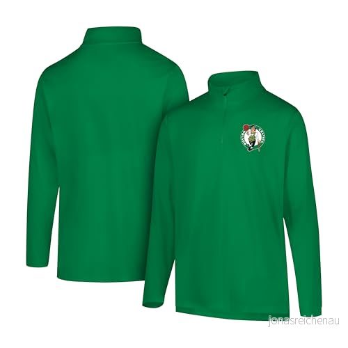 UNK Nba herr Vlm3138f Am kvarts dragkedja polystickad långärmad tröja, lagfärg Kelly Green XXL 190498292435