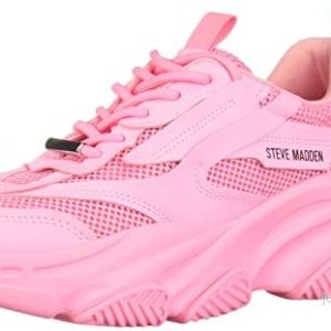 Steve Madden Possession Platåsneakers för kvinnor, Rosa (Hot Pink), 39 EU 195945873717 Steve Madden Possession Platåsneakers för kvinnor, Rosa (Hot Pink), 39 EU 195945873717