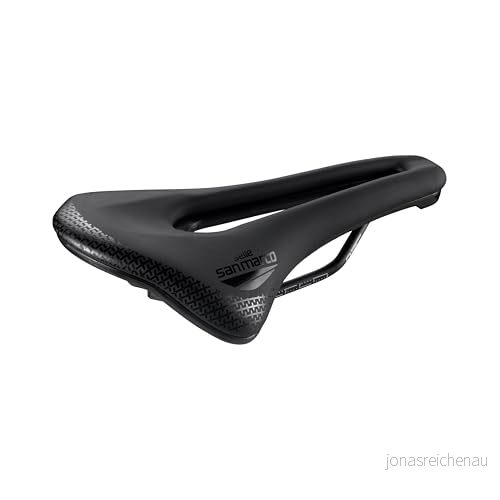 Selle San Marco SHORTFIT 2.0 Comfort Dynamic MTB Cykelsadel, Krom mangan ram, Extra Stoppning, Anatomiskt Hål Storlek L3, Svart 8030282539983