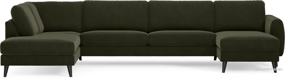 Bridge 3-sits soffa med divan vänster och schäslong höger 458Pb