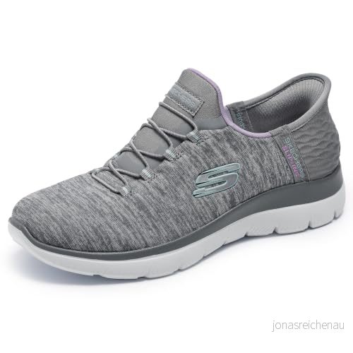 Skechers Slip ins? : Toppar bländande dis grå storlek 3, Grå, 36 EU 196989055992