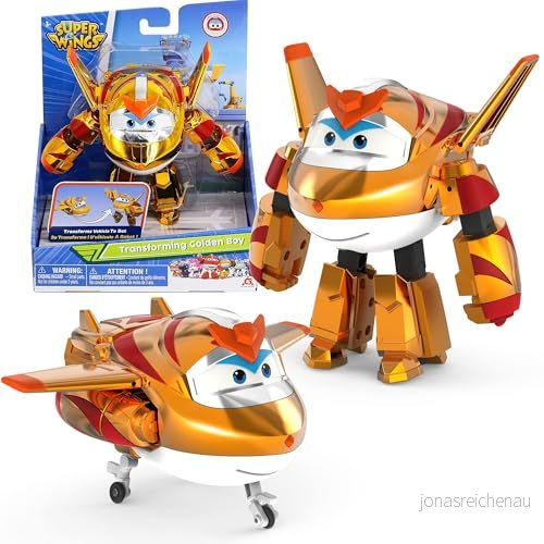 Super Wings omvandla superladdad gyllene pojke för 3+ år gammal flicka 6911400406689