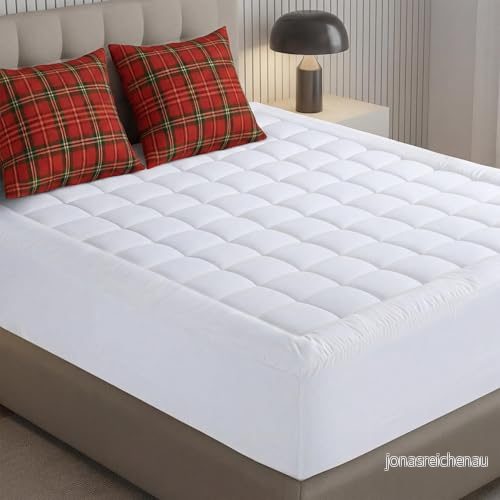 Utopia Bedding premium madrass dyna (drottning) mikroplysch ultramjuk och överfylld madrassöverdrag av 817706020931
