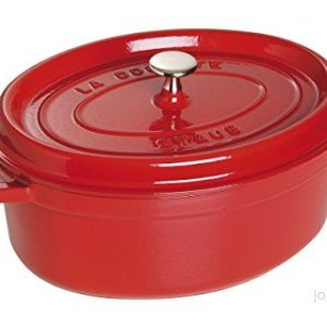 STAUB Gusseisen Bräter/Cocotte, Oval 23 cm, 2,35 L, Kirschrot 3272341023063 STAUB Gusseisen Bräter/Cocotte, Oval 23 cm, 2,35 L, Kirschrot 3272341023063