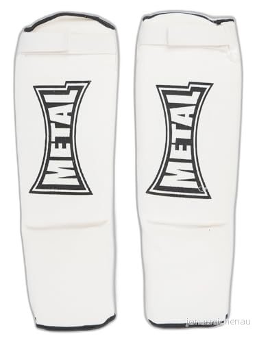 Metal Boxe MB153 Protège tibias/pieds Blanc Taille XS 3662968000965