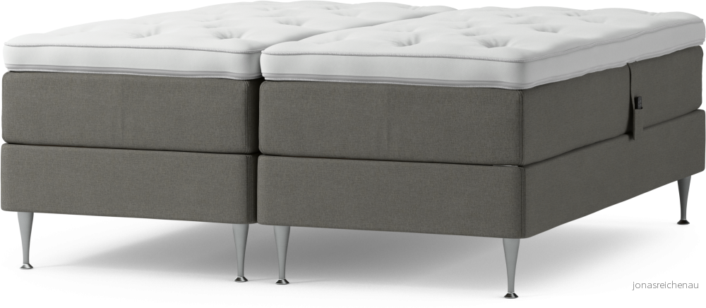 Delux Dream Ställbar säng, dubbelsäng med bäddmadrass och sängben w61A8