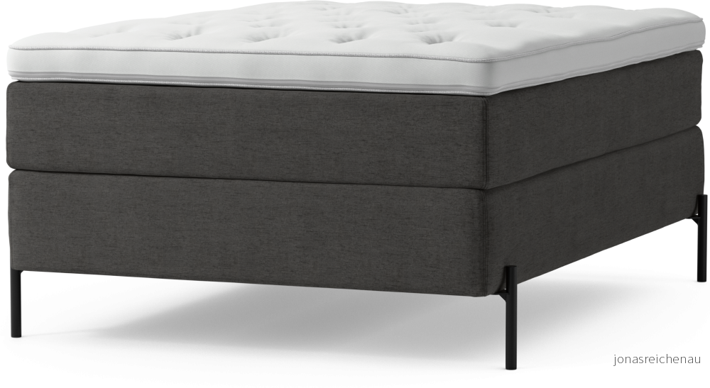 Delux Dream Kontinentalsäng, enkelsäng 140 cm med bäddmadrass och sängben 687C1