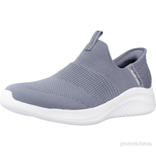 Skechers Ultra Flex 3.0 Cozy Streak Sneakers - Skiffer Textil Marinblå Trim 197627237190