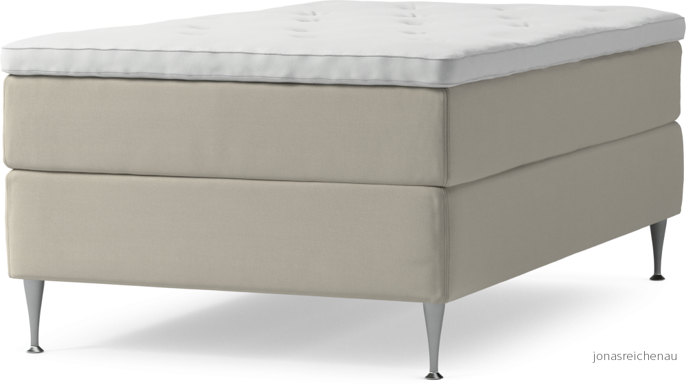 Delux Dream Kontinentalsäng, enkelsäng 120 cm med bäddmadrass och sängben L8Lkp