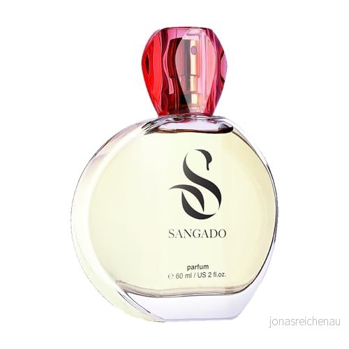 HENNES NARCISSUS by SANGADO, Parfym för Kvinnor, 8 10 timmars Hållbarhet, Lyxig doft, Blommig Träig Musk, Exklusiva Franska Dofter, Extra Koncentrerade (Parfum), Ren, Elegant, 60 ml spray 3800210188010