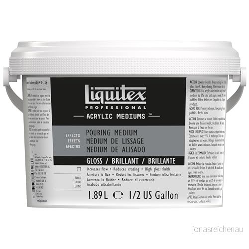 Liquitex 5343 Professional gjutmedium vattentät icke gulnande flexibel ökar färgflödet 1,89 l akrylfärg 887452061960