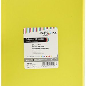 Grafoplas mapp, Foolscap, band PP, multilinje 10 GUL 8413623143627 Grafoplas mapp, Foolscap, band PP, multilinje 10 GUL 8413623143627