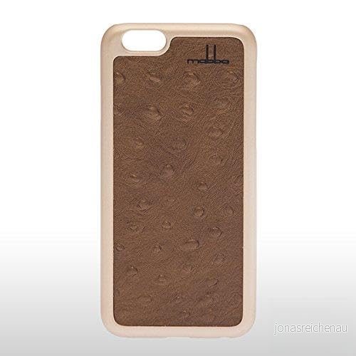 mabba skal läder elegant Mrs. Metallic för Apple iPhone 6 guld 4260385042729